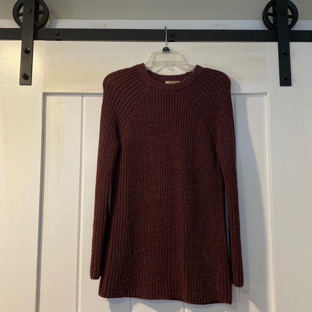 Maroon red sweater size small
